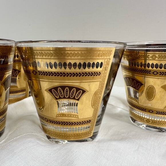 Vintage Culver Festival Black and Gold DOF Glasses 1940s-50s - Picture 3 of 8